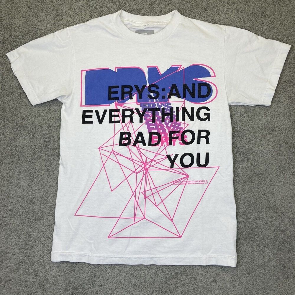 MSFTSREP 2020 Jaden‎ Smith ERYS: And Everything Bad For You Rap T-Shirt Sz Small